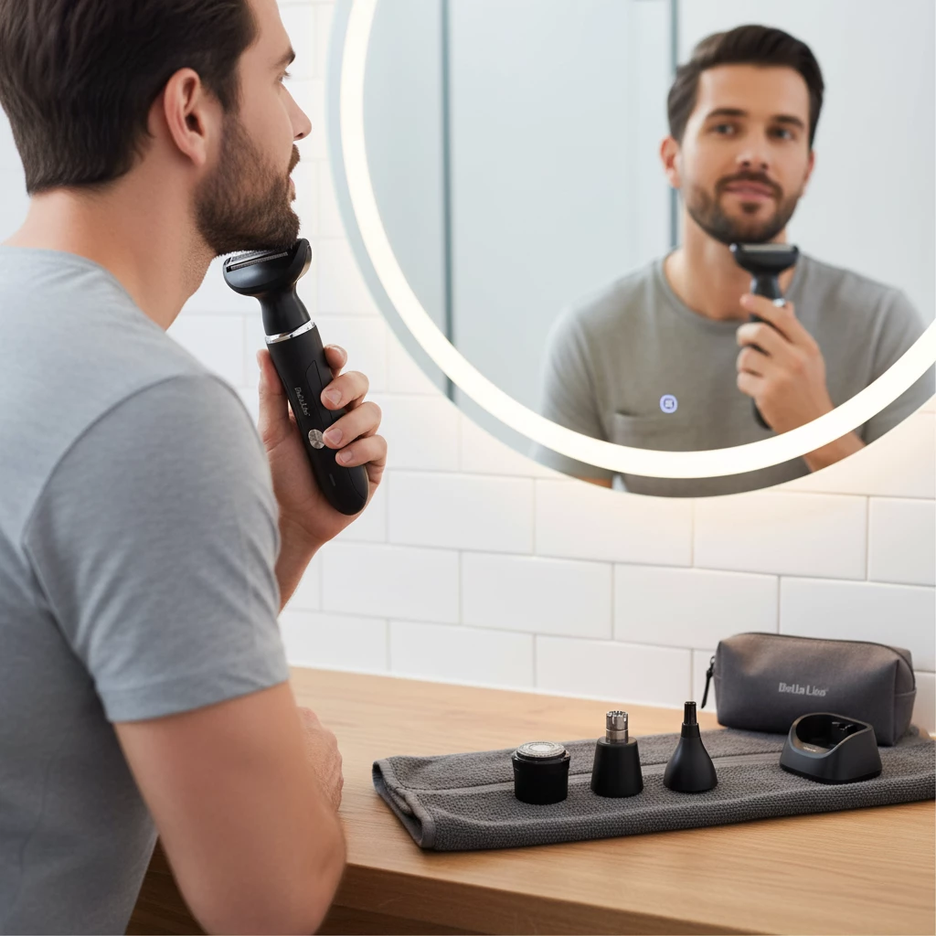 AFEITADORA BELLALISS 4 EN 1 GROOMING KIT RECARGABLE (BELLA-836)