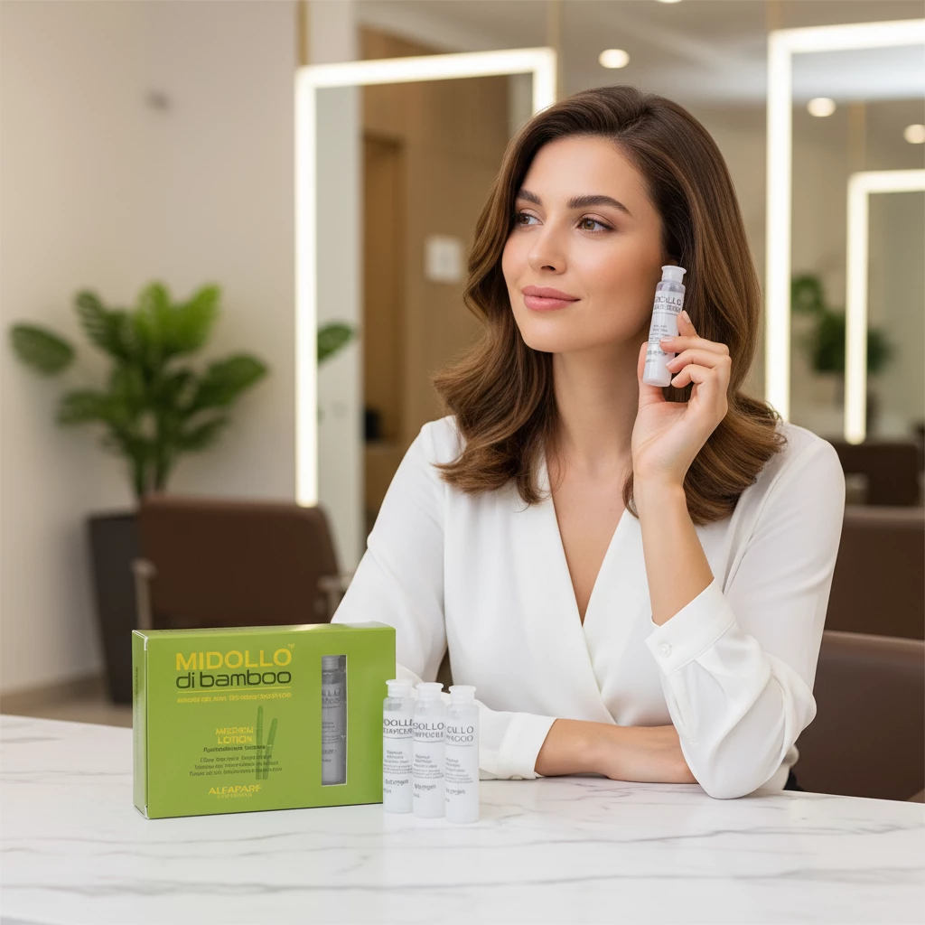 AMPOLLA ALFAPARF CAPILAR MIDOLLO DI BAMBOO  15 ML