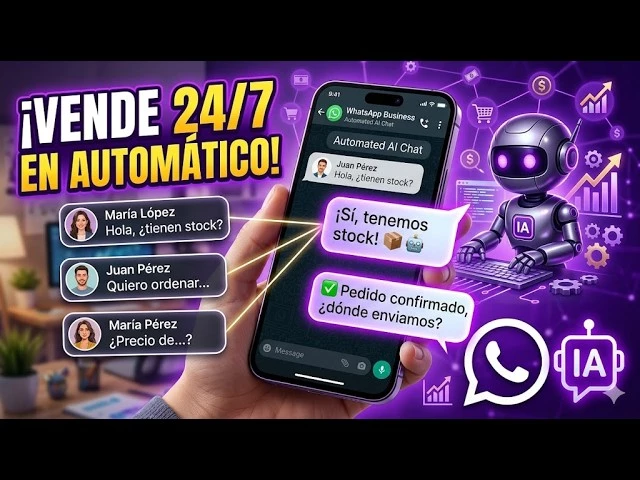 Crea un Agente con IA que responda tus WhatsApp 24/7