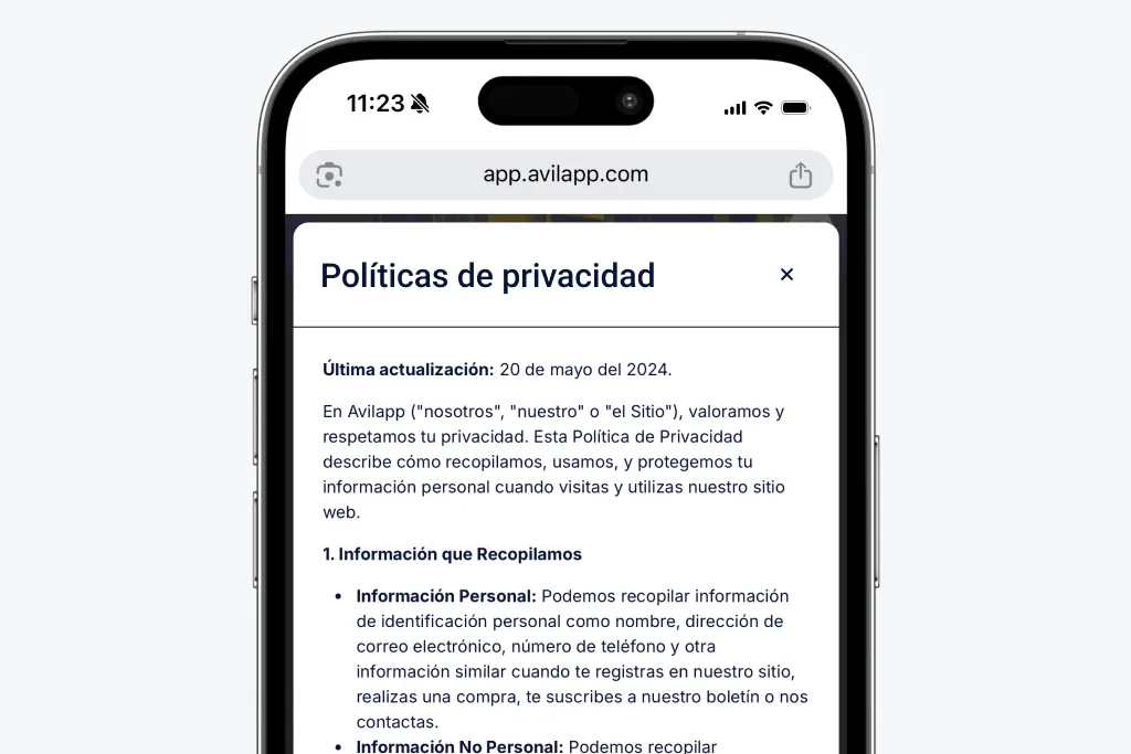 Políticas de negocio