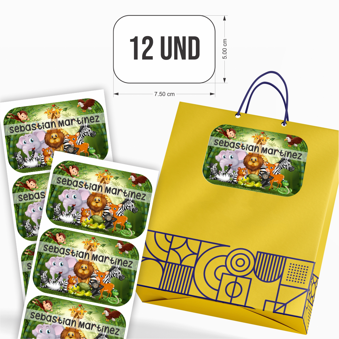 TARJETAS ADHESIVAS X 12