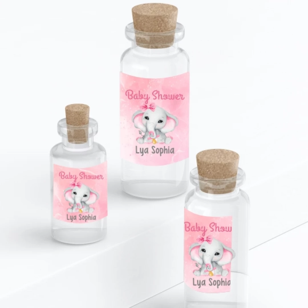 BOTELLA DULCERA CON ETIQUETA