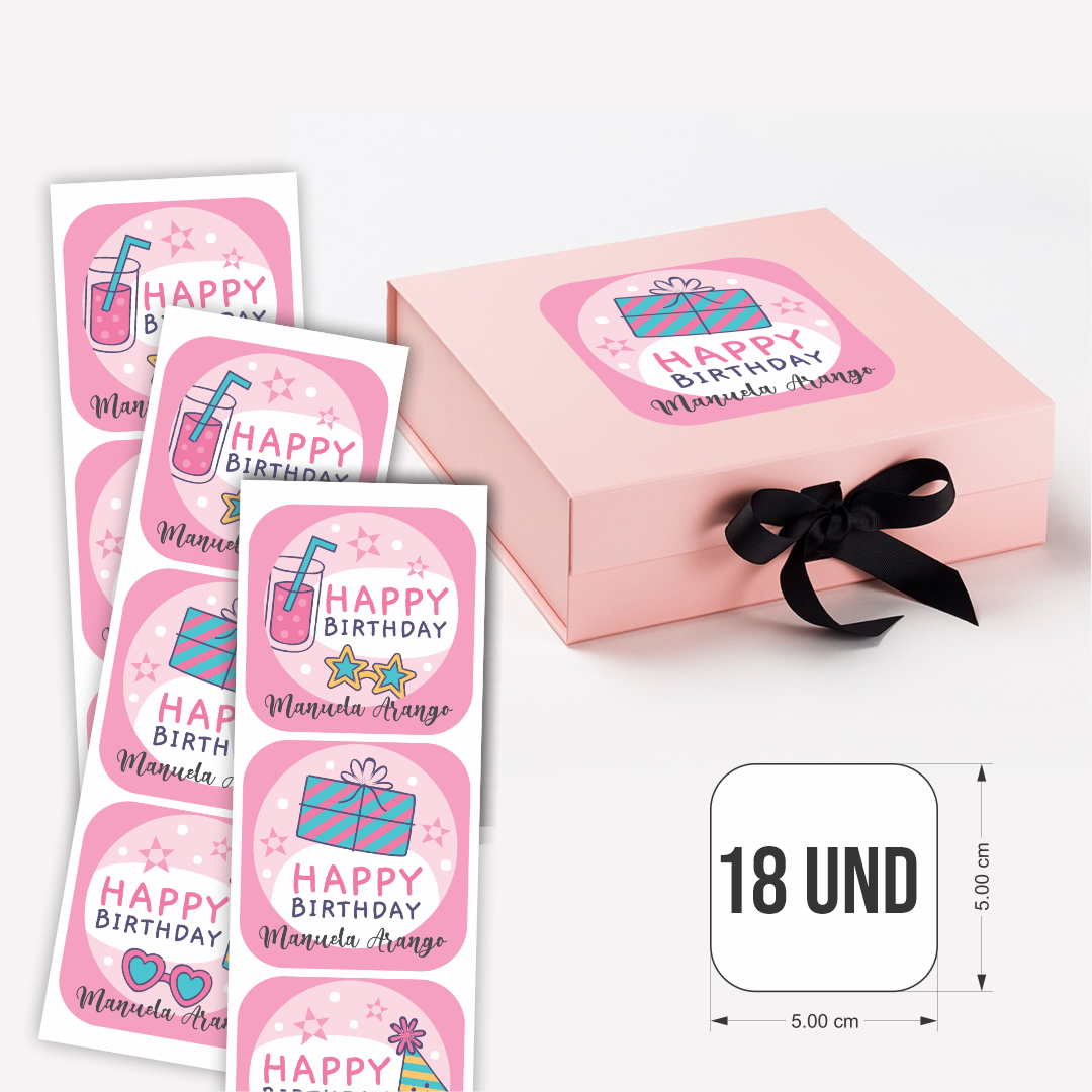 TARJETAS ADHESIVAS X 18