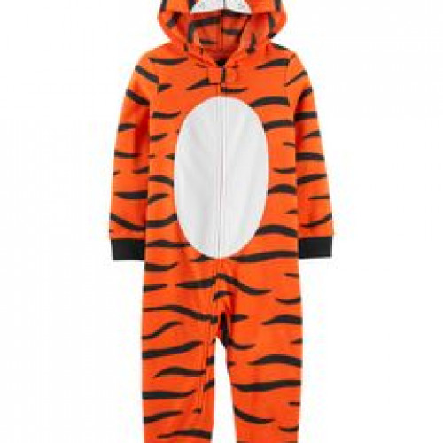 Pijama de 1 Prenda de Lana con Gorro