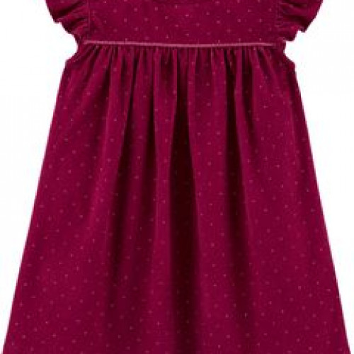 Vestido de Pana Estampado