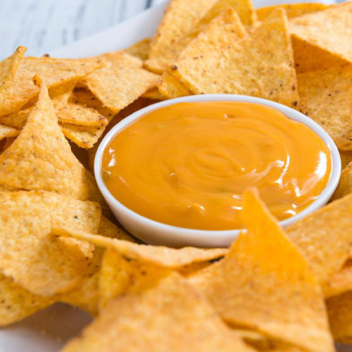Nachos con queso