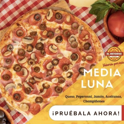 Pizza Media Luna - F