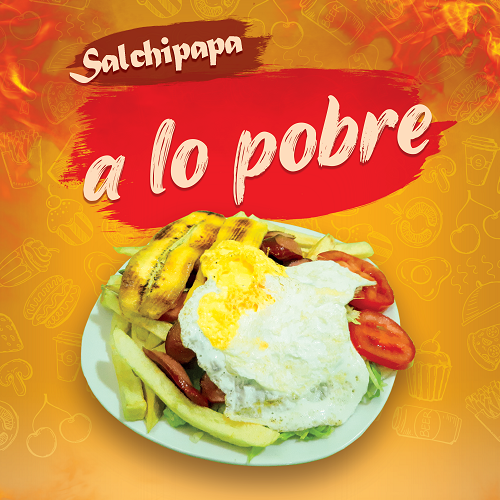 SALCHIPAPA A LO POBRE