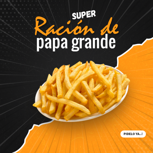 RACION DE PAPAS GRANDE