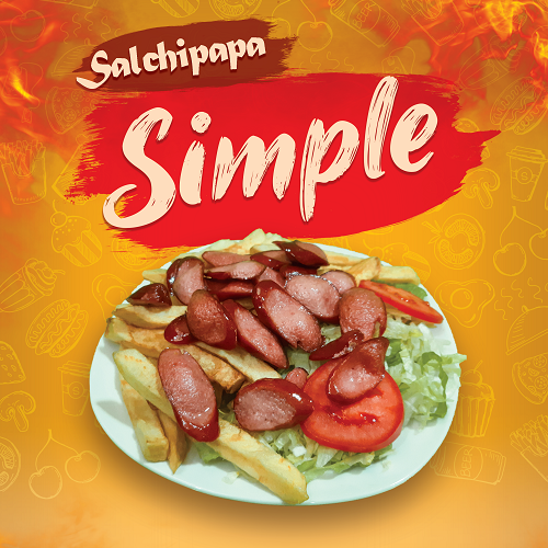 SALCHIPAPA SIMPLE