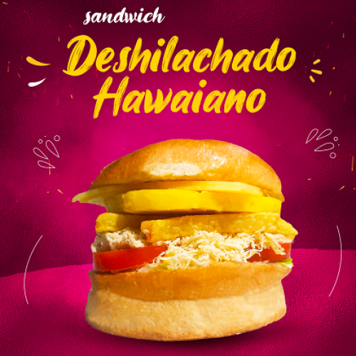 POLLO DESHILACHADO HAWAIANO