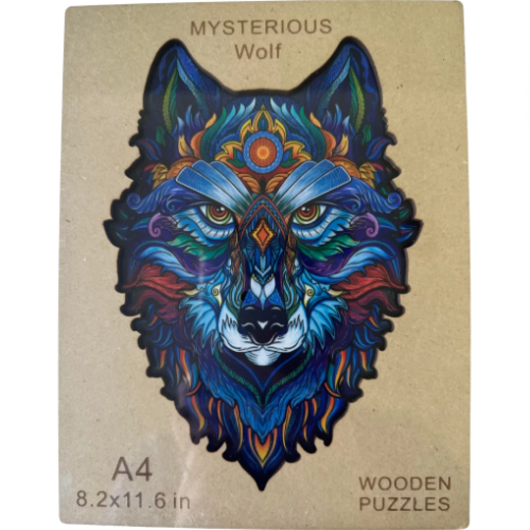 Rompecabezas de Madera (Lobo)