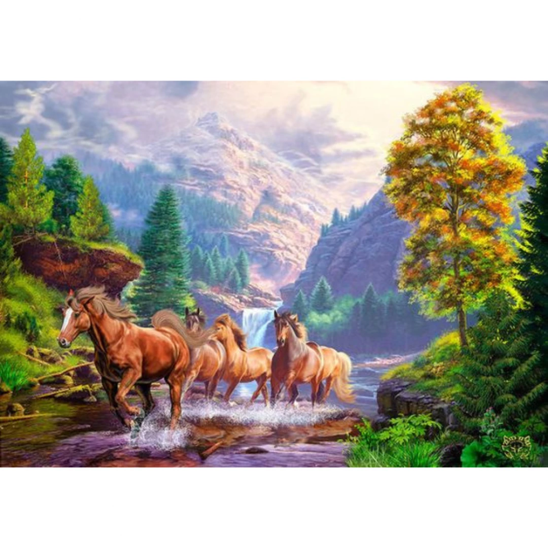 Caballos en el Rio (PBN)