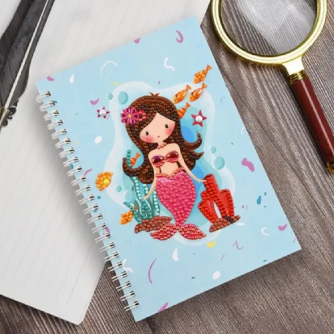 Cuaderno Sirenita Diamond Painting