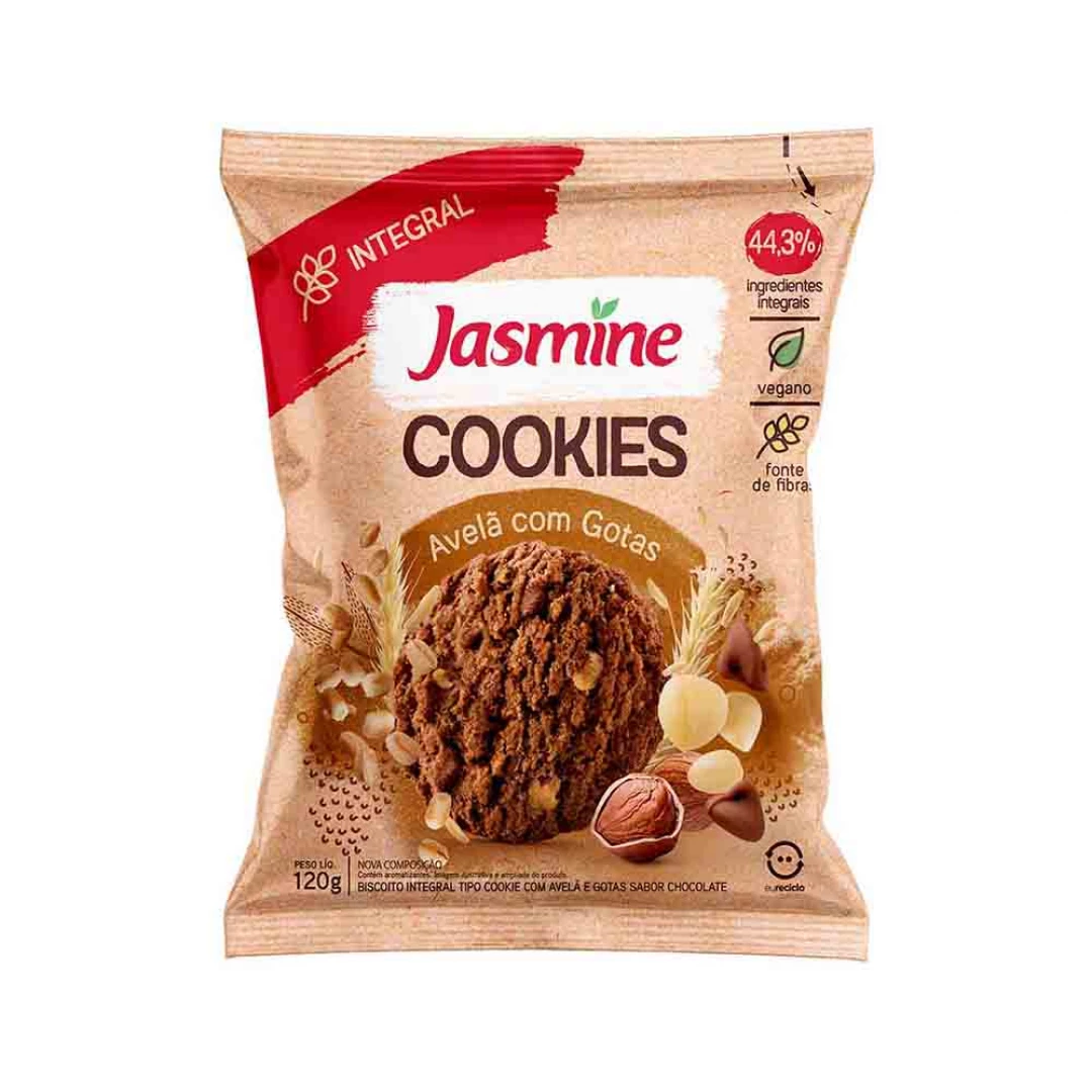 Cookies Integral Avellana con  Gotas Chocolate 120g