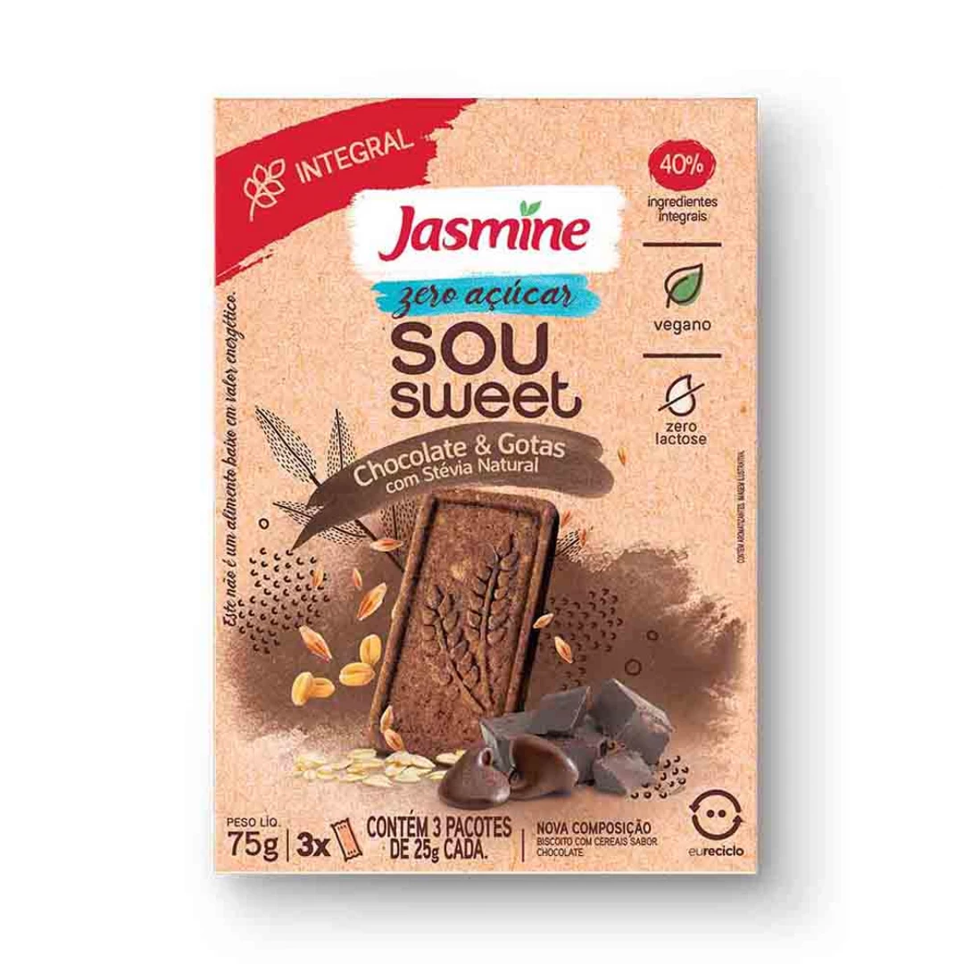 Galletas Dulces Zero Chocolate y Gotas 75g