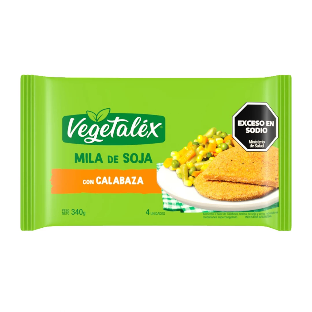 Milanesa de Soja con Calabaza 340g