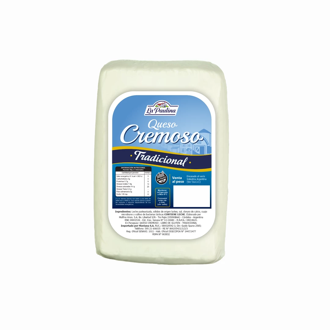 Queso Cremoso Tradicional 500g