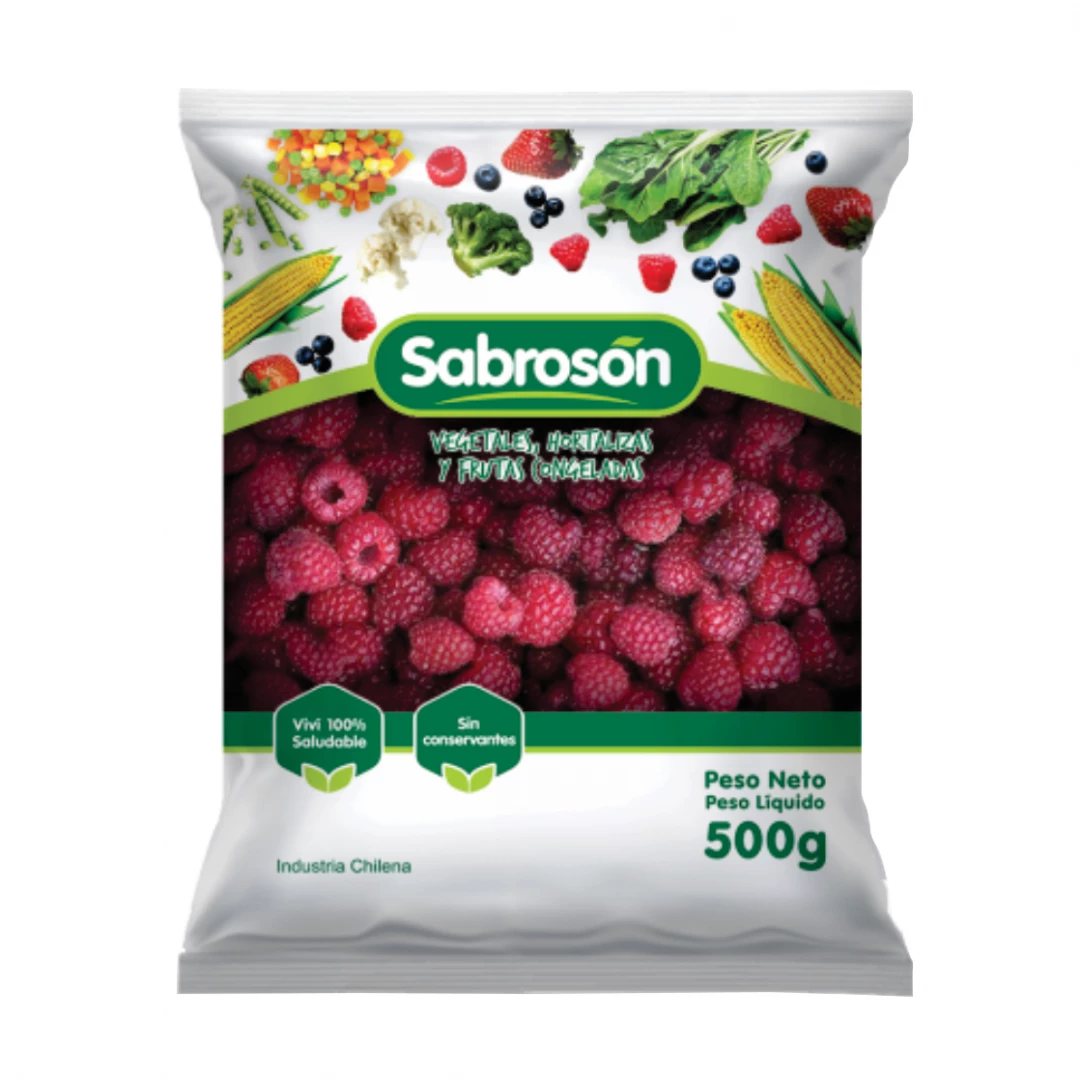 Frambuesa Entera Congelada 500g