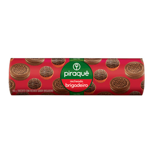 Galletas Rellenas Brigadeiro Piraqué 160 g