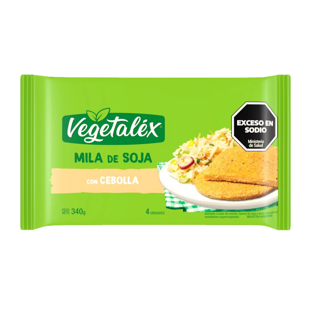 Milanesa de Soja con Cebolla 340 g