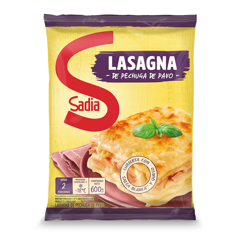 Lasagna Pechuga de Pavo 600g