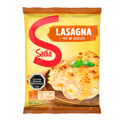 Lasagna Mix de Quesos 600g
