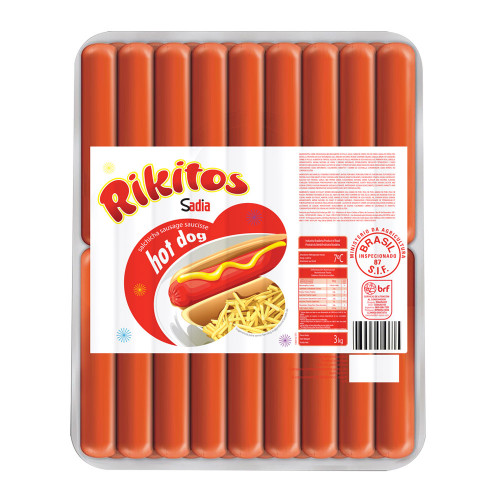 Salchichas Hot Dog Rikitos 3 kg