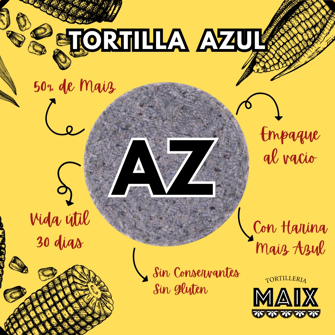 Libra de Tortilla Azul