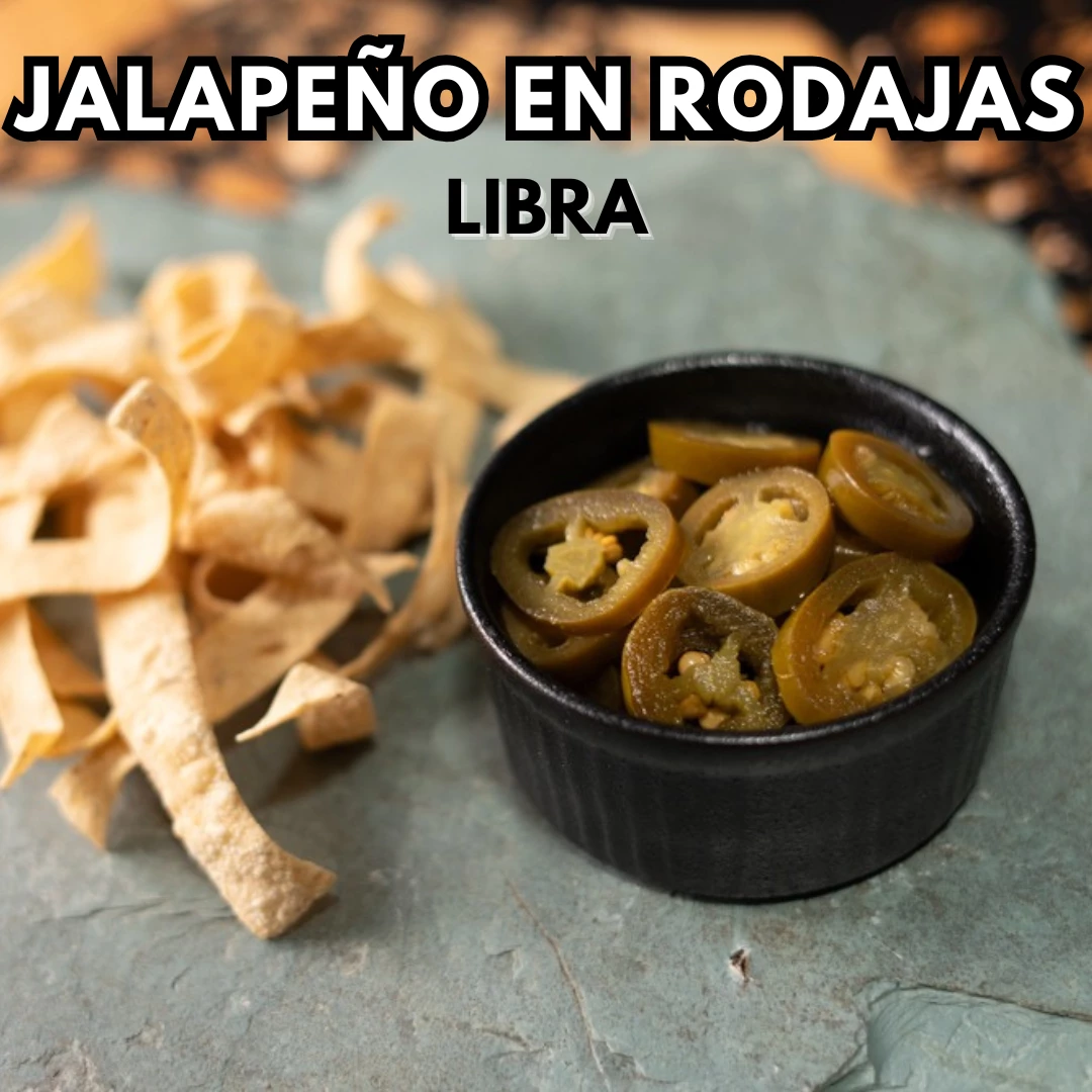 Libra de Jalapeño en Rodajas