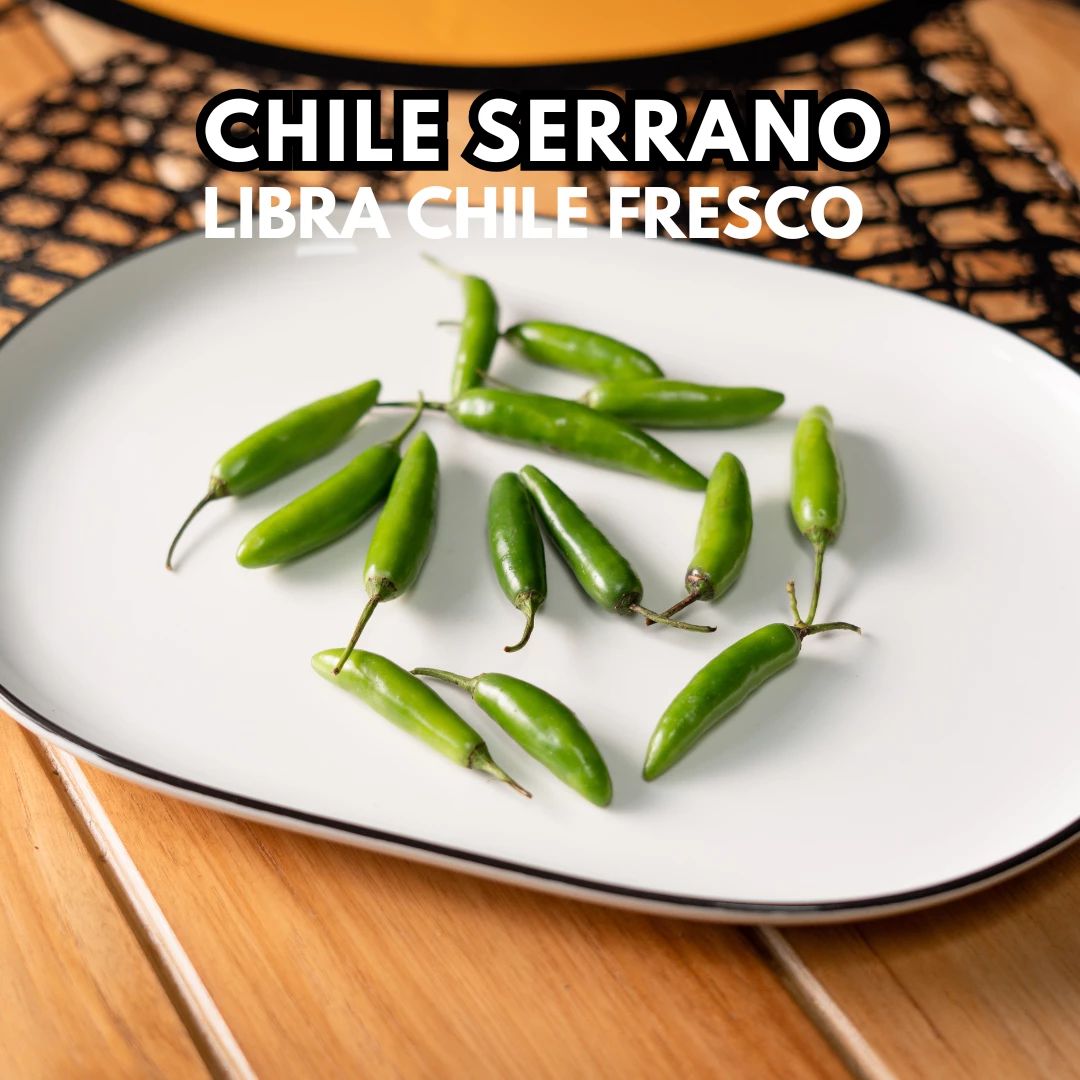 Chile Serrano Fresco Libra