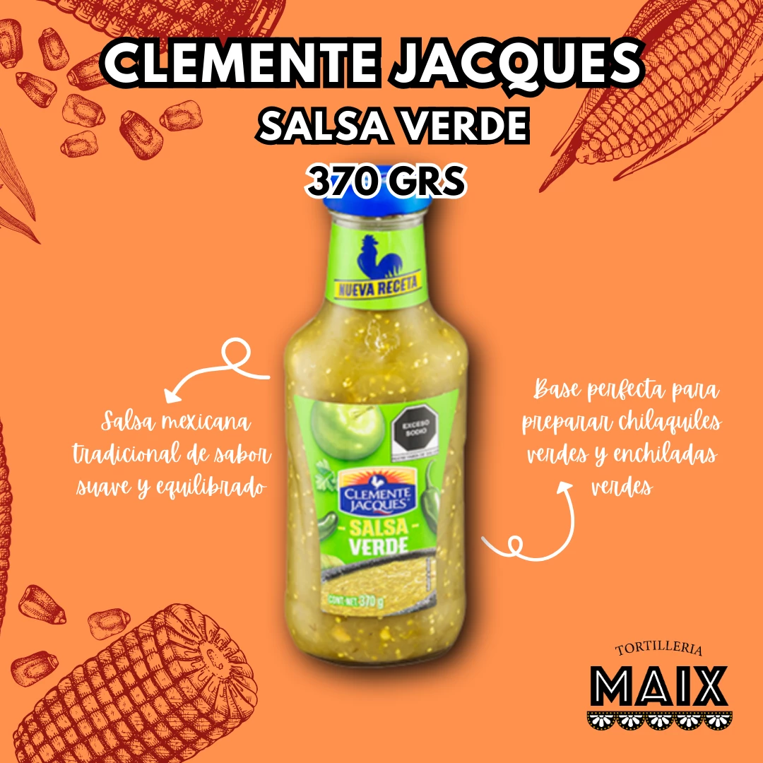 Salsa Verde Clemente Jacques 370gr