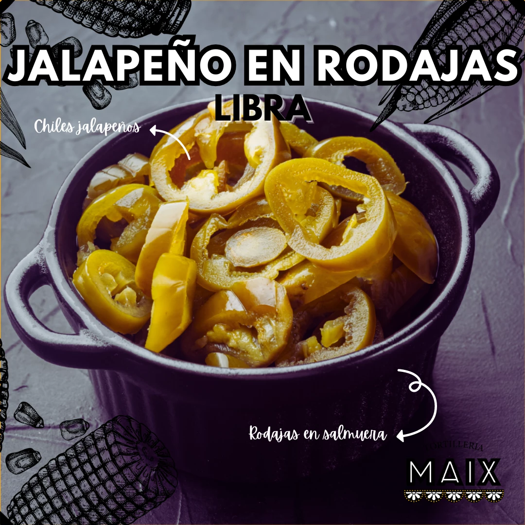 Libra de Jalapeño en Rodajas