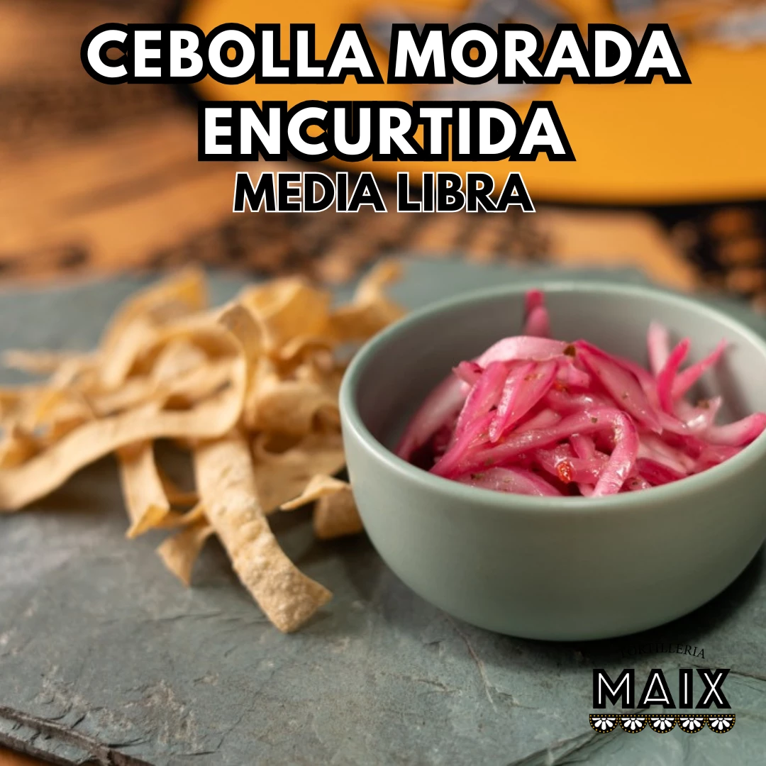 Media Libra Cebolla Morada Encurtida