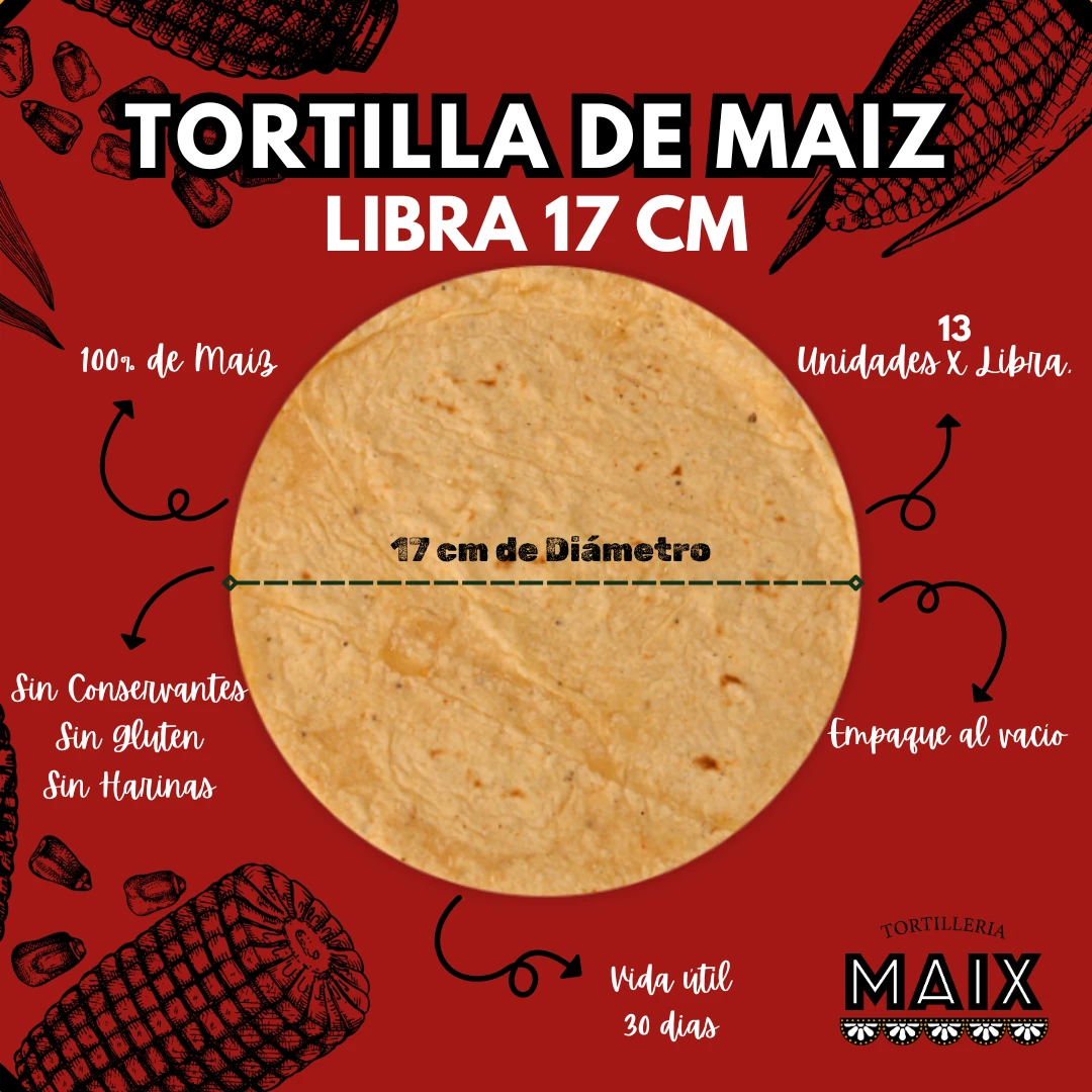 Libra Tortilla 17cm