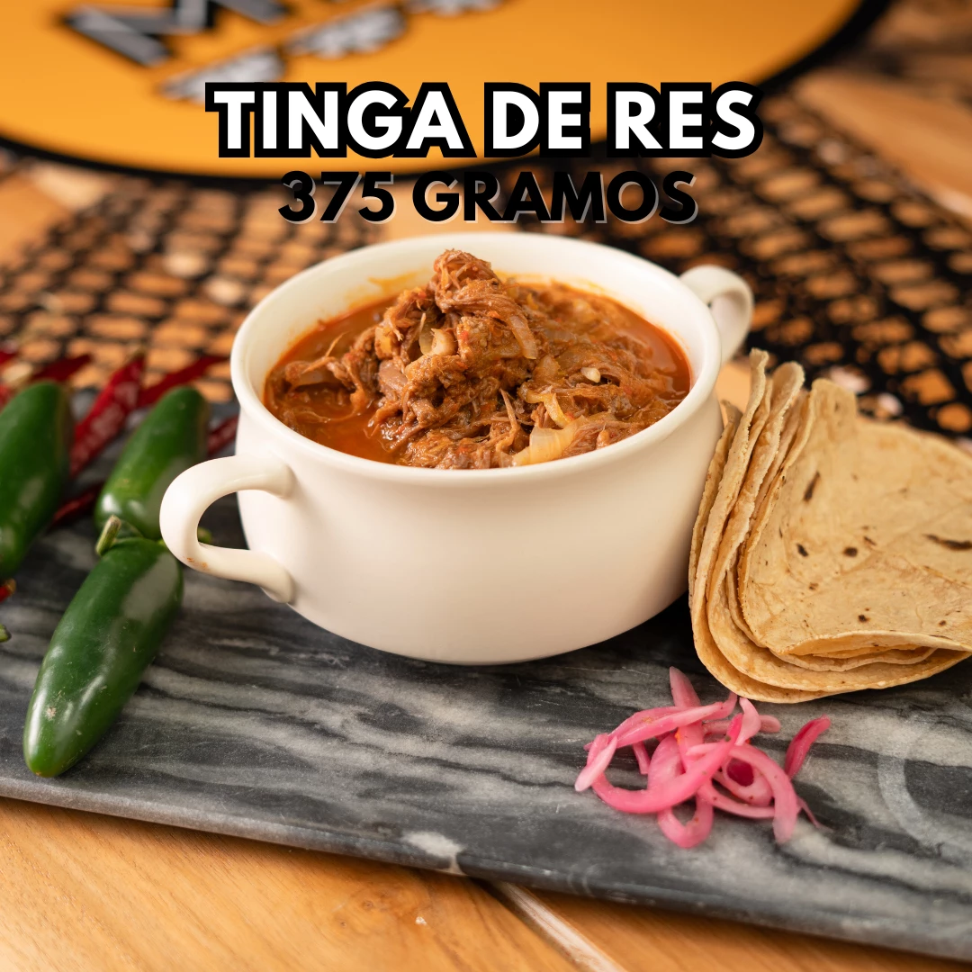 Tinga de Res 375 gramos