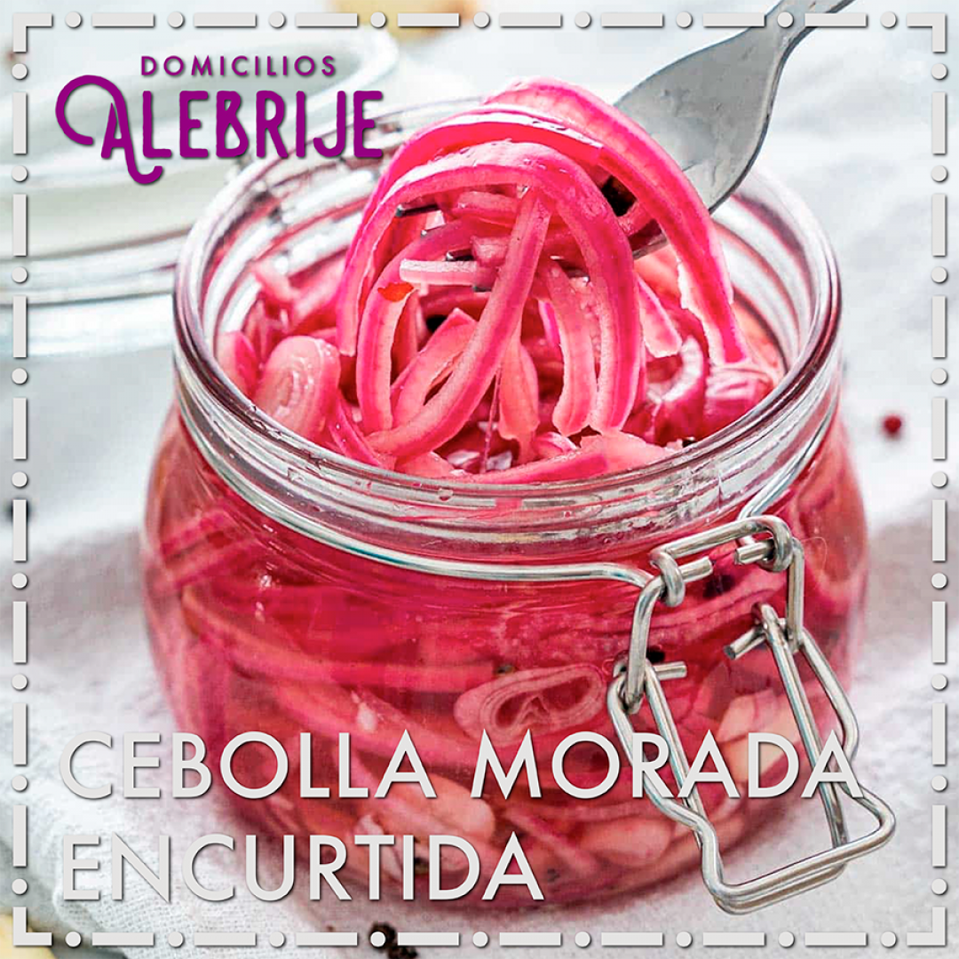 Media Libra Cebolla Morada Encurtida