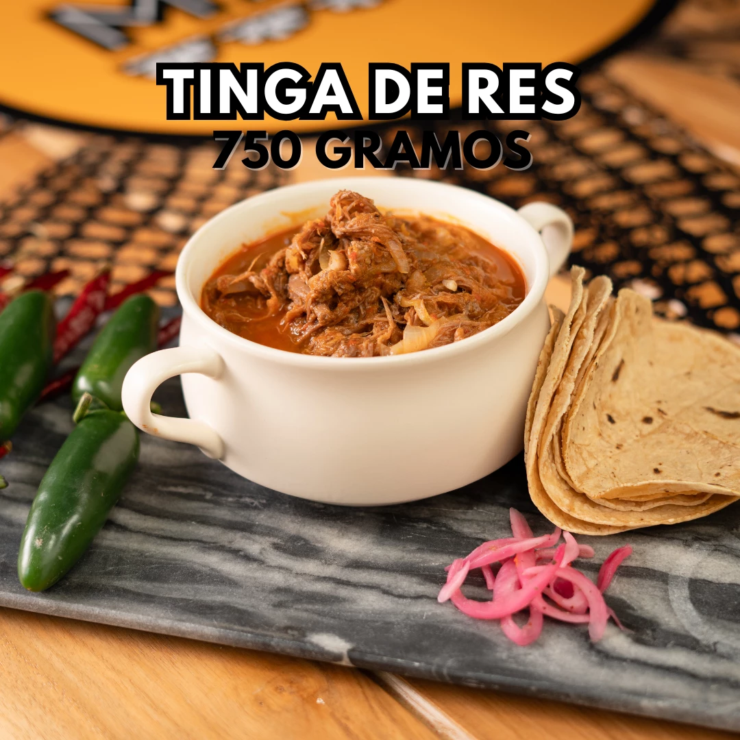 Tinga de Res 750 gramos