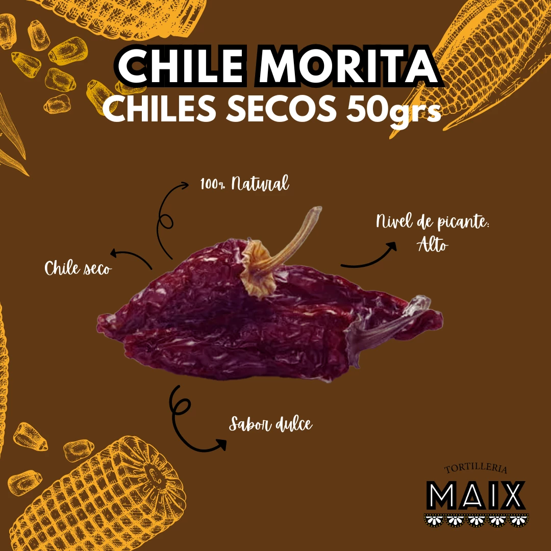 Chiles Morita Seco 50grs