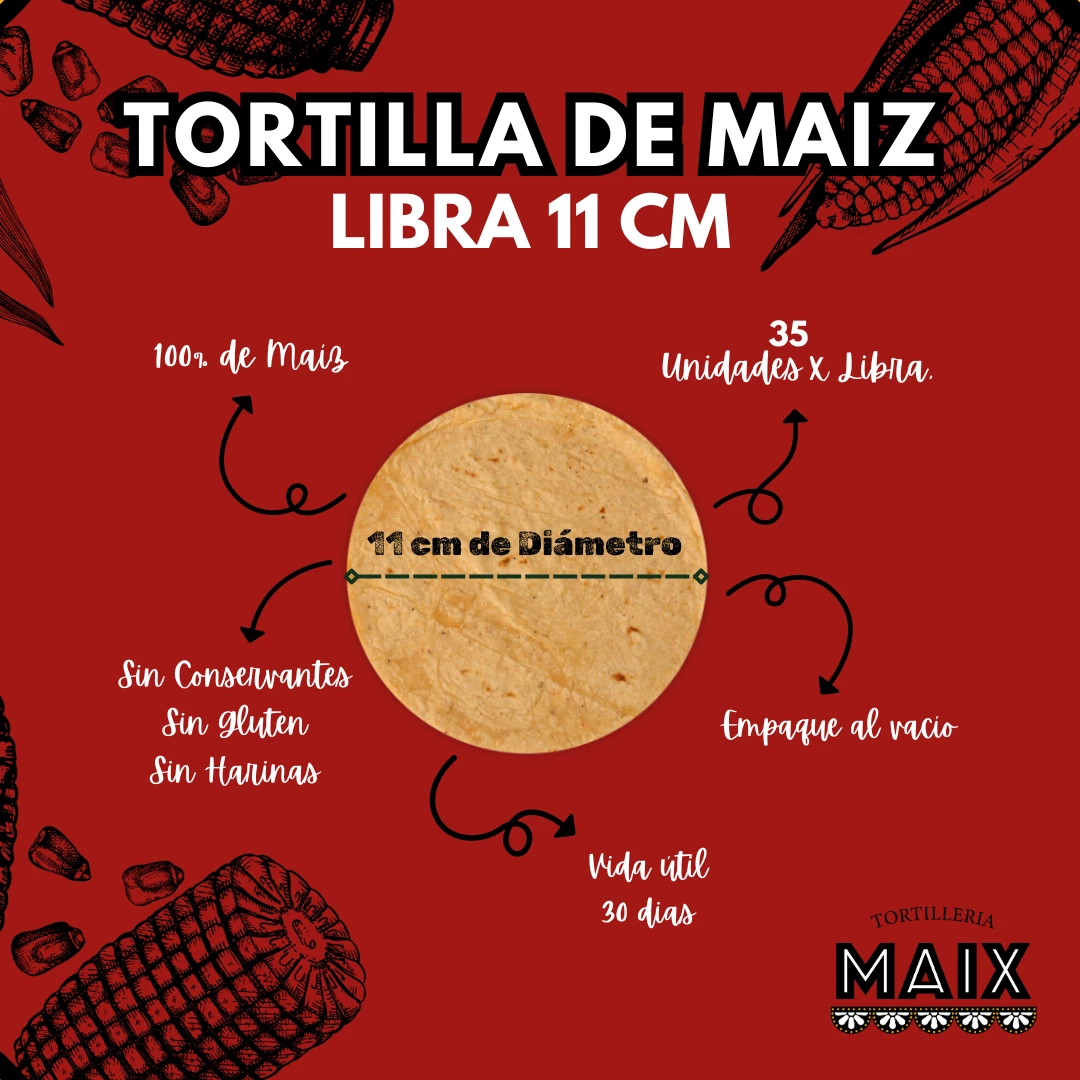 Libra Tortilla 11cm