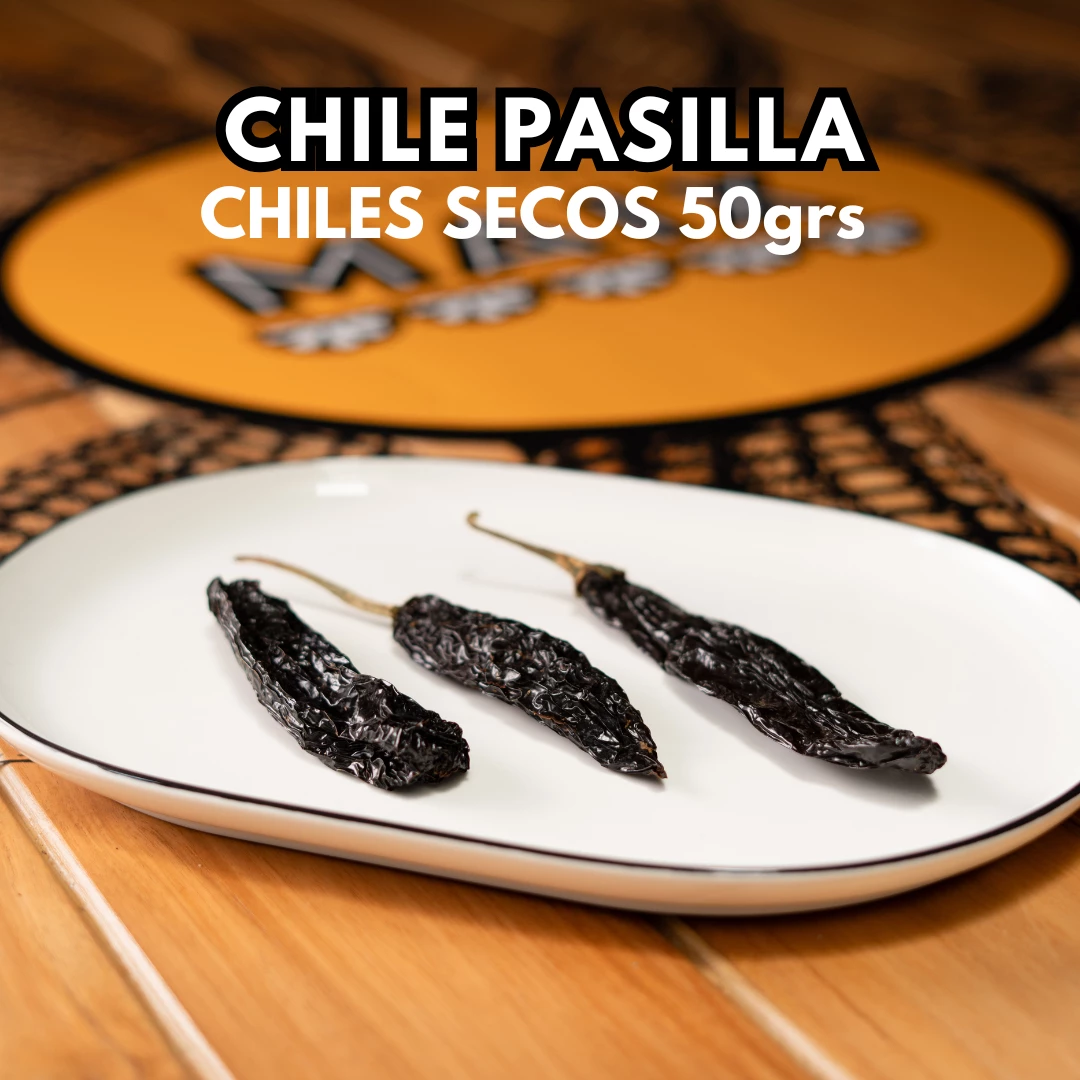 Chiles Pasilla Seco 50grs