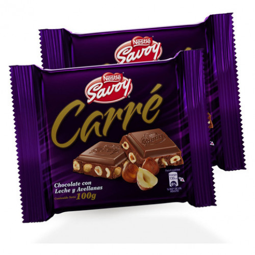 Chocolate Carre Avellana