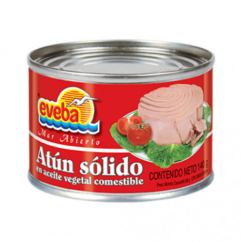 Atún Eveba En Aceite Vegetal 140gr