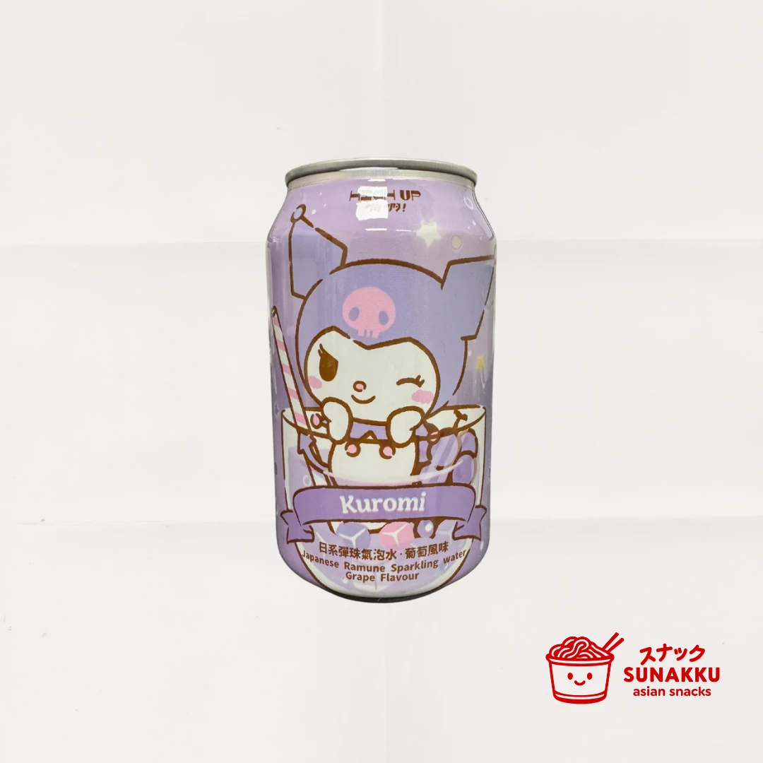 Kuromi Sparkling Water Ramune Grape
