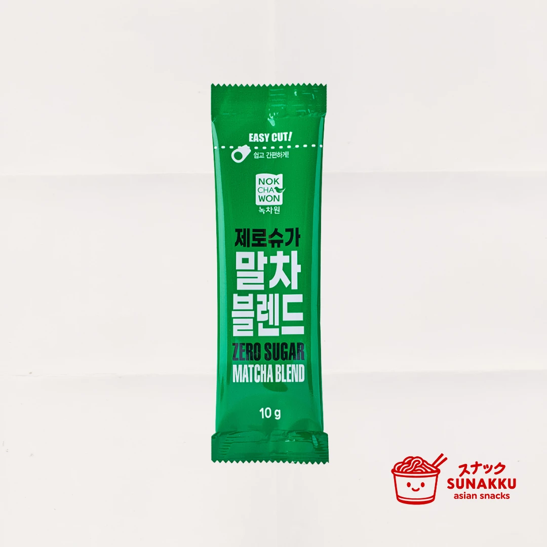 Sobre de matcha cero azúcar