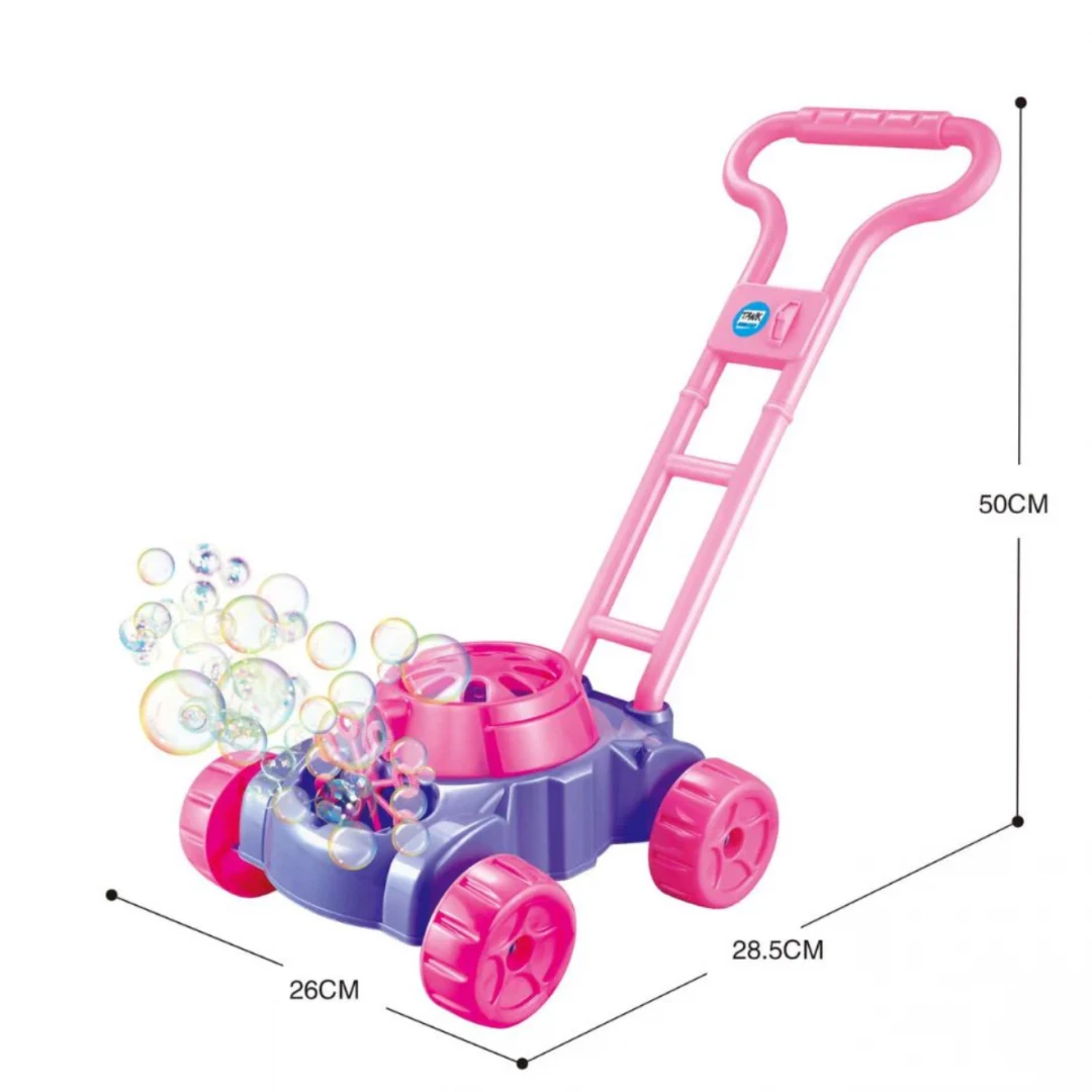 Carrito Lanza Burbuja Rosa