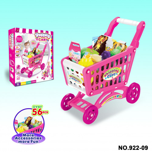 Carrito de compras 56 pcs - Rosado