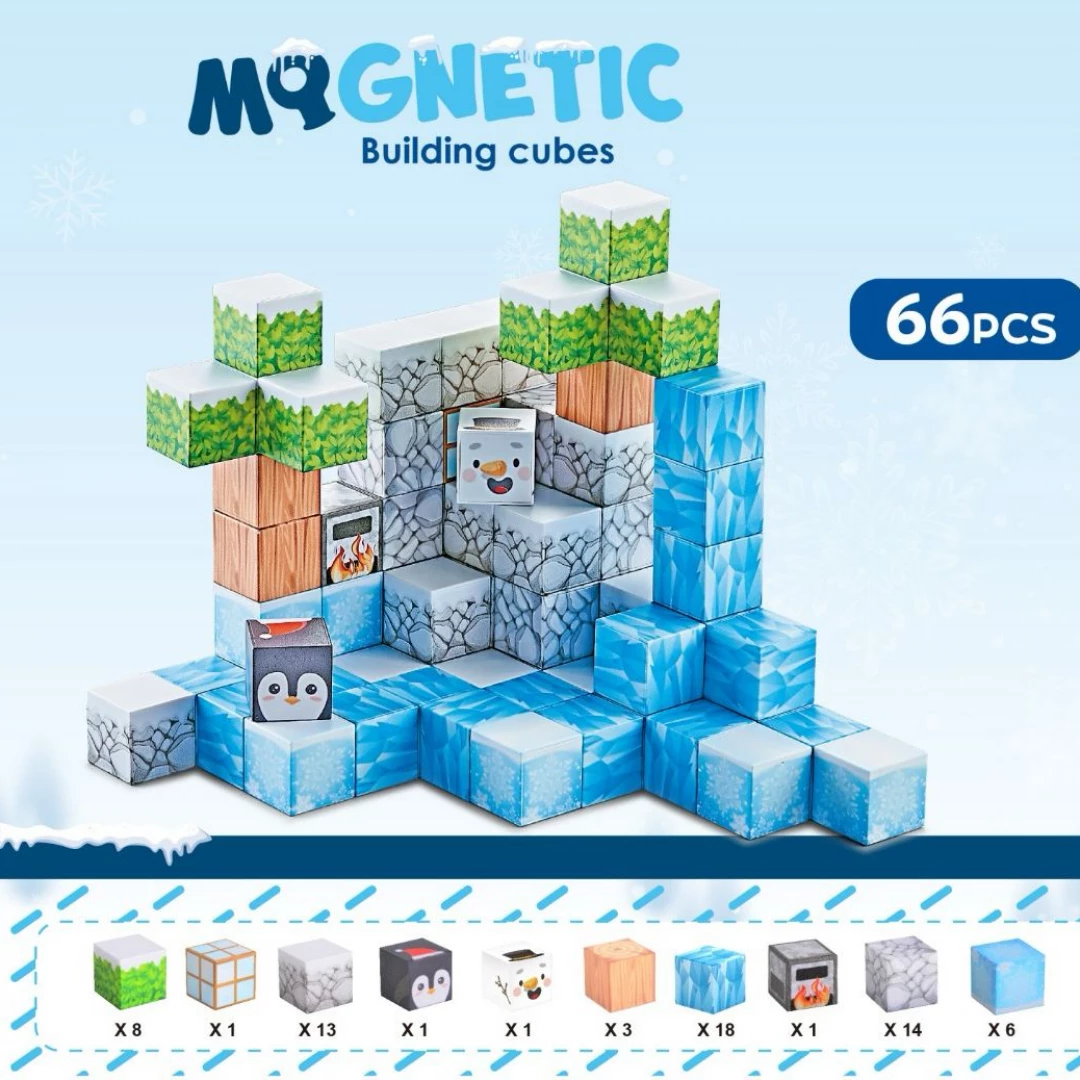 Cubo magnetico Antartica 66 pcs