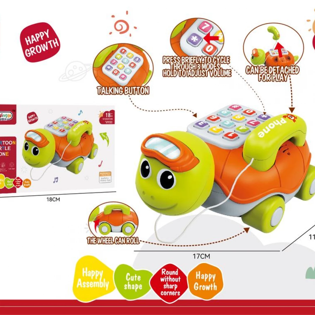 Tortuga Telefono Musical Interactivo