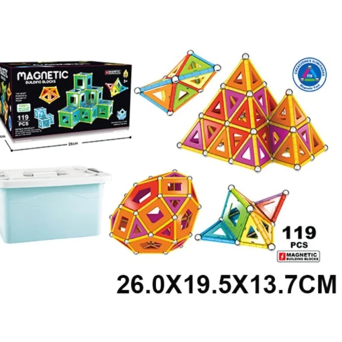 Bloque Magnetico 119 pcs